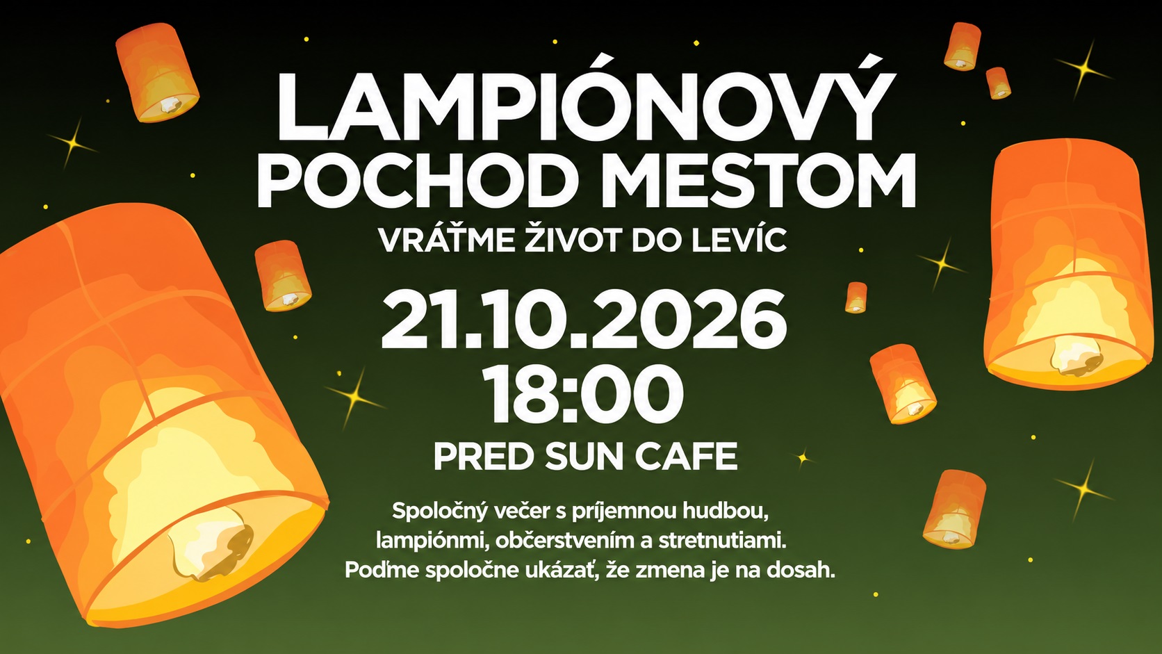 Lampiónový pochod mestom